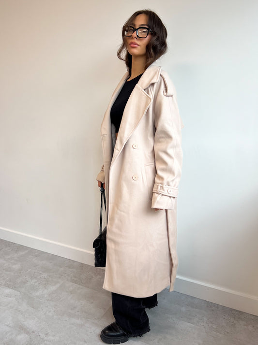 ULTIMATE WOOL TRENCH BEIGE