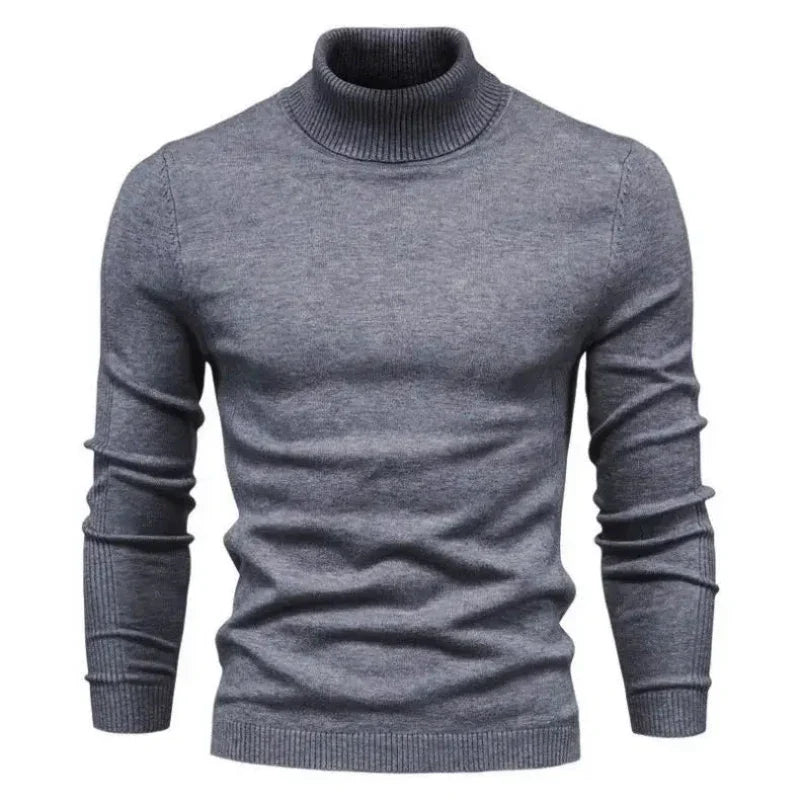 Wool turtleneck sweater