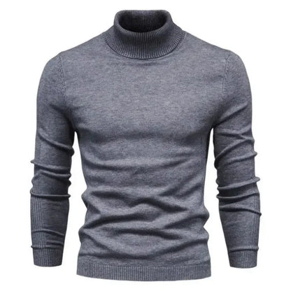 Wool turtleneck sweater