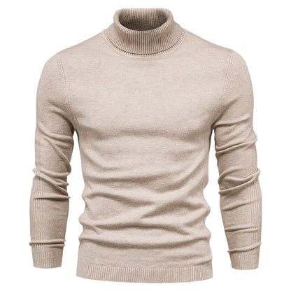 Wool turtleneck sweater