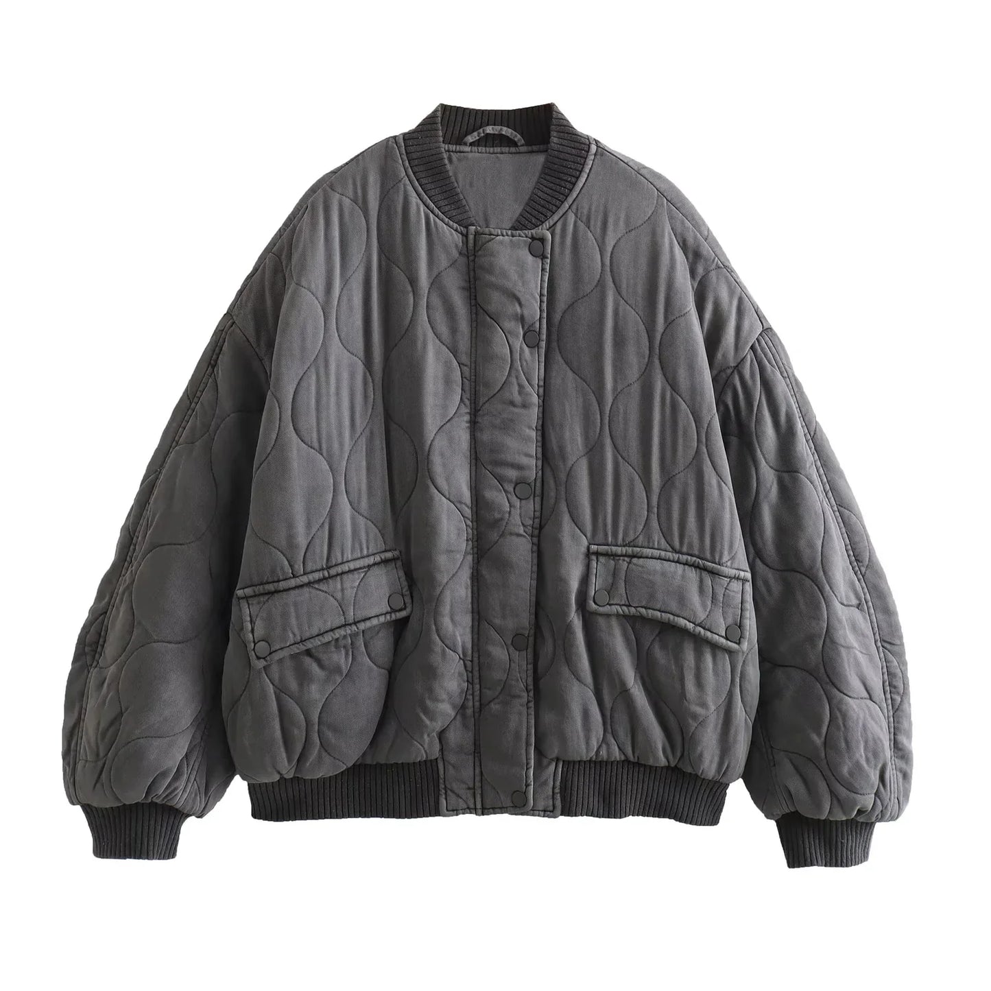 Maye - Retro Vintage Bomber Jacket