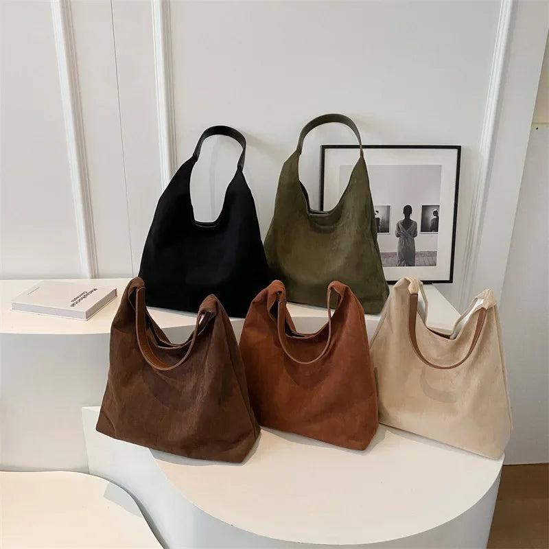 Suede Tote Bag - De trend van nu!