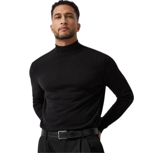 Wool turtleneck sweater