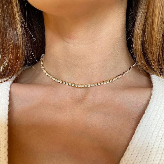 Moissanite Tennis Necklace