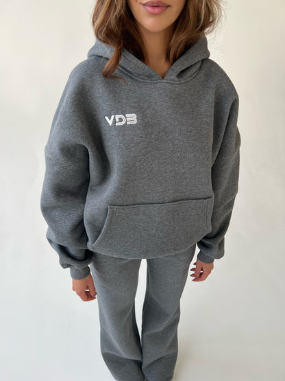 VDB Hoodie - dark gray melange